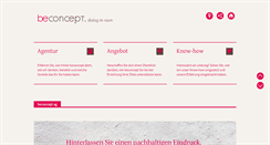 Desktop Screenshot of beconcept.ch